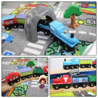 Juguetes De Tren De Madera Magnéticos Accesorios Para Todos Los Бренд De Tracks Modelo De Locomotora James Anime Regalos Para Niños De Navidad - details 7