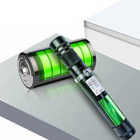 Puntero láser, linterna táctica de 2000 m, luz verde de larga distancia, linterna de mano de alta potencia, puntero láser recargable para USB con tapa de estrella, enfoque ajustable para interacción con mascotas, escalada en roca, caza y reuniones - details 3