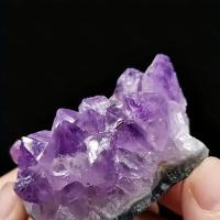 2PCS Piedra De Amatista Natural Tratamiento Energético Cristal De Hechicería Decoración Mysterious Energy Joyería Encantada - details 1