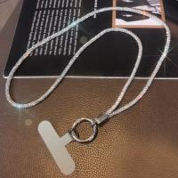 Lanyard De Teléfono Con Diamantes Brillantes Cuerda Antipérdida Para Llaves Accesorios De Teléfono Unisex Material De Poliéster - details 4