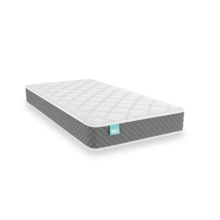 Nalui Colchón Cuna Baby One Gris Oscuro ±12cm | Certificado Oeko-Tex® | Hecho en España - 1