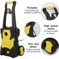 Hidrolimpiadora Portátil 1600W 110 BAR - 6L/min Alta Presión para Coche/Jardín, Rodillo Antideslizante, KIT Completo ¡Envío GRATIS! - details 4