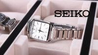 reloj mujer Seiko Classic SWR073P1 26x34.8mm 50m WR correa de acero - details 4