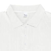Polo de manga corta con solapa elástica de seda helada de secado rápido para hombre de verano americano - details 4
