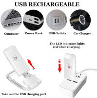 Lámpara De Lectura LED Recargable Por USB Con Clip Luz De Lectura Portátil Para Ojos Cuidado Nivel De Brillo Ajustable Marca Amber - details 14