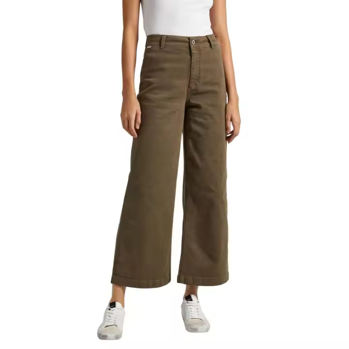 Pantalón Culotte Pepe Jeans Tania Verde Para Mujer - 1