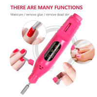 Set De Máquina De Uñas Eléctrica De Alta Calidad Herramientas De Eliminación De Esmalte De Gel Accesorios De Manicura Con Taladro - details 6