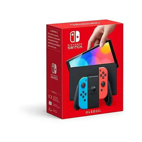 Consola Nintendo Switch Oled + Super Mario 3D World + Bowser's Fury - 1