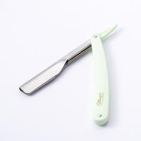 Afeitadora Manual Para Hombres 1PCS Doble Color Acero Inoxidable Cuchilla Recta Plegable Hoja De Afeitar De Acero Inoxidable - details 5