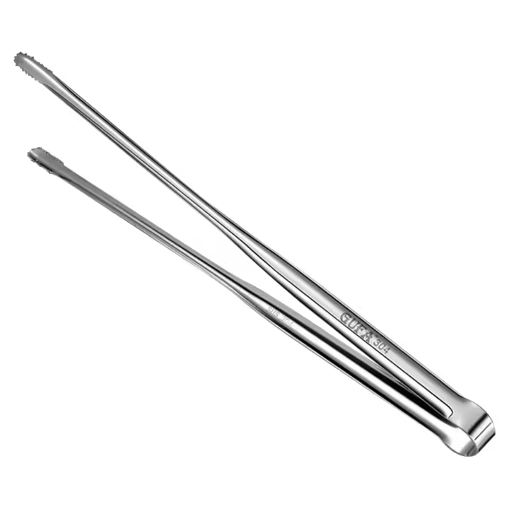 Pinzas De Barbacoa En Acero Inoxidable Utensilios De Cocina Para Ensalada Pescado Carne Asada Buffet Pinzas De Servicio Metálicas - 1