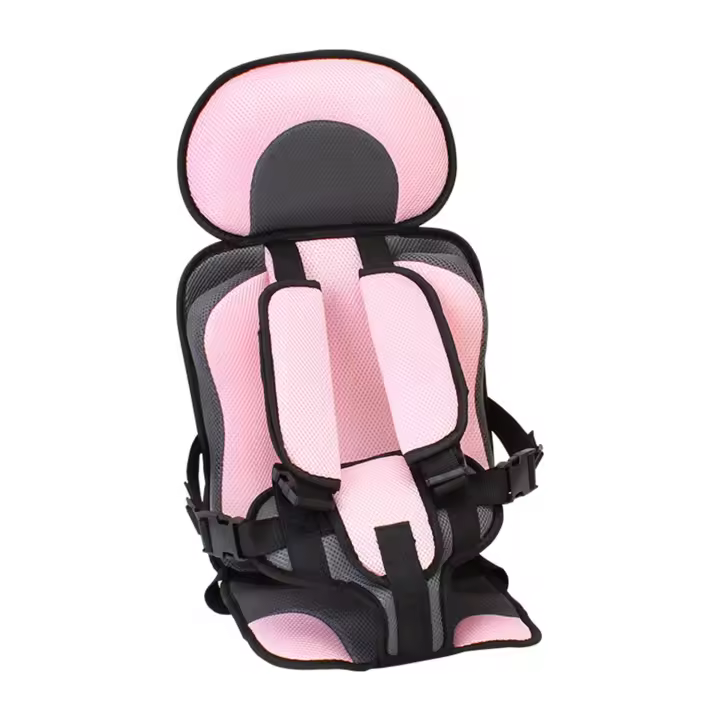 27.8*11 inch car travel seat cushion, portable seat belt, foldable car seat protector, children's travel accessories, easily foldable and machine washable, multiple colors available - 1