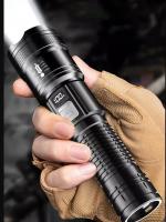 Linterna Táctica LED De Alta Potencia 100000LM Recargable USB Para Camping Pesca Emergencia Con Luz De Mostrador Y Zoom - details 4