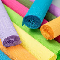 Rollo De Papel De Crepe Colorido Para Origami 50x250cm Papel De Plisado Para Manualidades Flores DIY Envoltura De Regalos Y Decoración - details 2