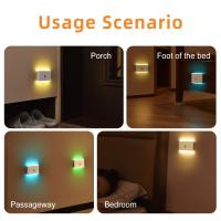 Lámpara Nocturna Con Sensor De Movimiento LED Brillante Para Interior 3 Modos Iluminación De Escaleras Dimmable Para Dormitorio Armario - details 4