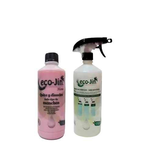 ECO JIN Original, 1L concentrado + difusor . Limpieza perfecta sin límites ECO-JIN. Higiénizante, Bactericida, Anticalcareo, desinfectante y elimina cal. Componentes tensoactivos. - 1