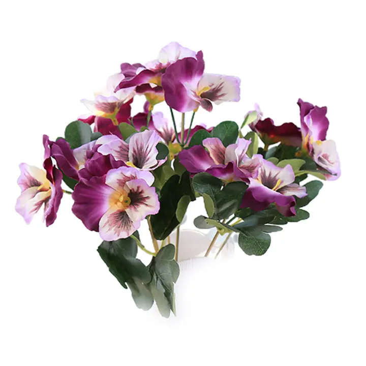 10 Cabezas De Margarita Artificial 26cm Bouquet Para Boda Fiesta Hogar Rama De Flores Artificiales Material COTON - 1