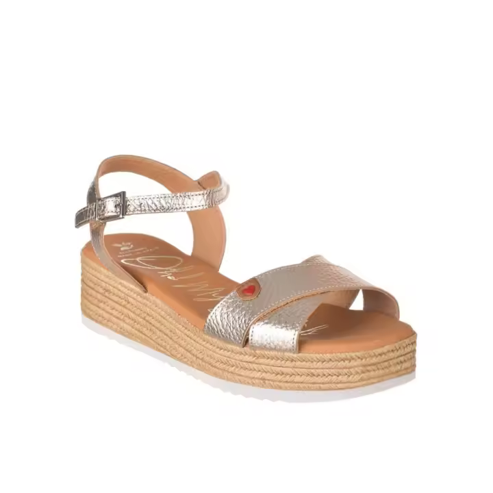 Sandalias de tacón OH MY SANDALS 5466 Mujer Metalizado - 1