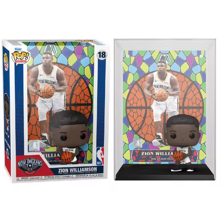 Funko pop! Trading Cards NBA - Zion Williamson (Mosaico), 61493, Nº18 - 1
