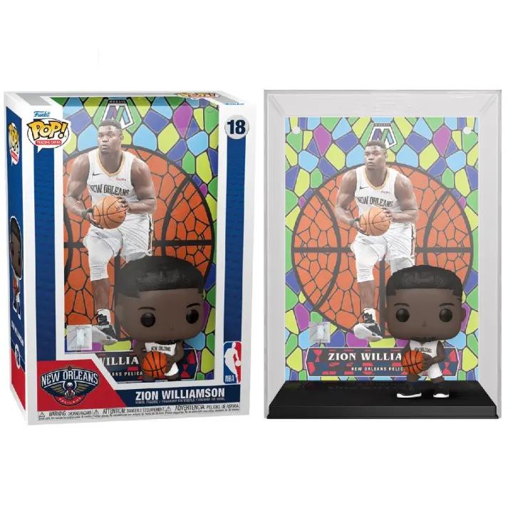 Funko pop! Trading Cards NBA - Zion Williamson (Mosaico), 61493, Nº18 - 1