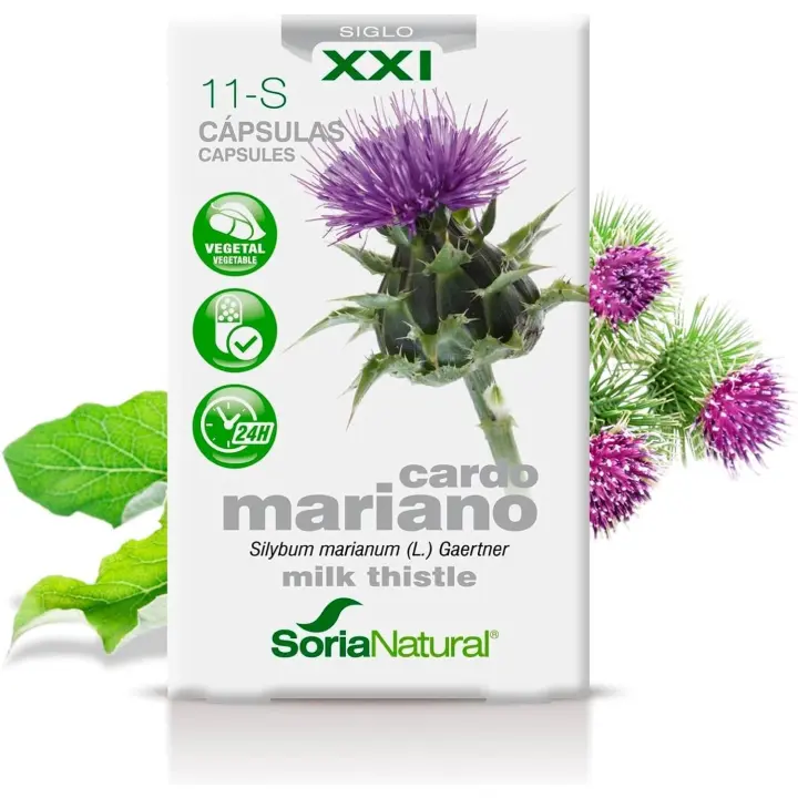 Cardo Mariano Pastillas Soria Natural - Liberación Prolongada para la Salud del Hígado - 1