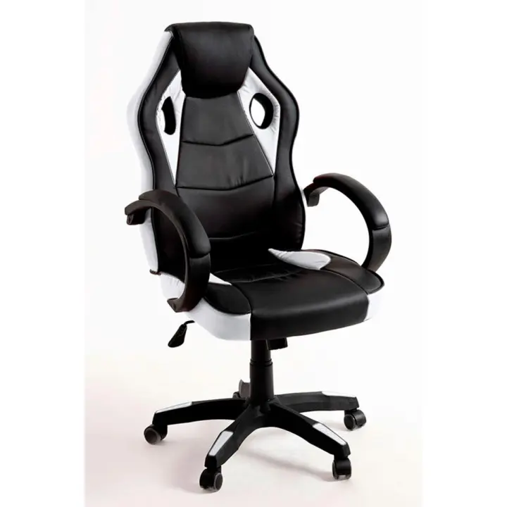Silla Boss - Blanco y Negro - 1