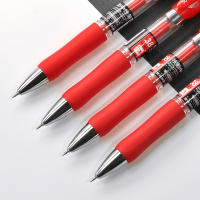 Lápiz De Gel Presión WQN-3/6PCS 0.38mm Rojo Sin Fugas Ideal Para Exámenes Y Escuela Material Plástico Usos Oficina Y Escuela - details 1