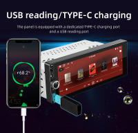 BQCC 1 Din Radio De Coche Con Pantalla IPS De 6.86 Pulgadas Android Auto Wireless Carplay RDS USB BT Carga Rápida Protección De Energía Tipo-C Estéreo - details 8
