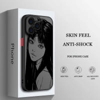 Funda De Teléfono Transparente Mate Para Apple iPhone 15 14 13 12 11 Mini XS XR X 8 7 pro Max plus Diseño De Cómic Thriller Junji Ito - details 4