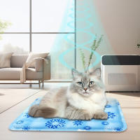 Alfombra De Verano Para Perros Y Gatos Almohada De Mascota Transpirable Lavable Para Pequeños Medianos Y Grandes Perros Silla De Coche - details 2