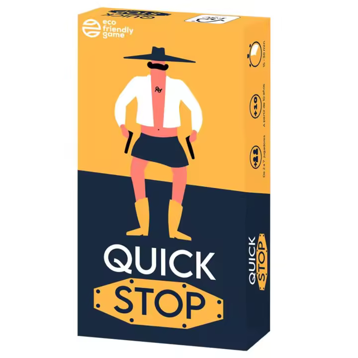 Juego de Mesa Familiar Quick Stop (Asmodee LCQS01ES) - 1