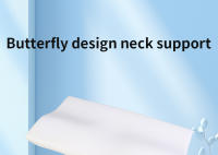 Almohada De Espuma De Memoria Para Dormir Orthopedic Slow Rebound Forma De Mariposa Alivio De Cuello Suave Relajante Estirador Cervical - details 0