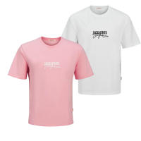 Jack & Jones New 25 Hombre Pack 2 camisetas de algódon Mod JORALMERIA BRANDING TEE ideall Primavera Verano , Moda Casual Informal REF 276784 - details 1