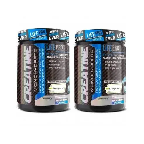 PACK CREATINA CREAPURE (2X500G) NEUTRA - LifePro - 1