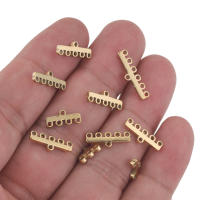 Conector De Collar 20pcs Componente Para Pulsera De Multiples Hilo Cierre De Capa Broche Hebilla Colgante Tassel Chandelier Encanto De Joyería De Acero Inoxidable - details 0