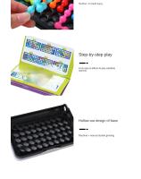Juego De Puzzle 3D Clásico Pirámide Plateada Con 120 Desafíos Juguete Montessori Para Desarrollar La Lógica Y El Pensamiento Para Niños Y Niñas De 3 a 14 Años - details 10