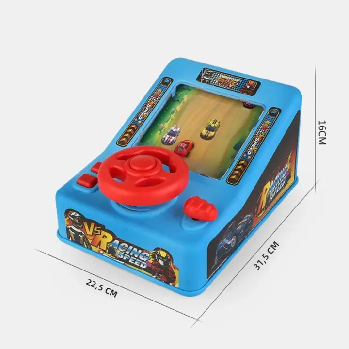 Consola De Juego De Carreras Para Niños Volante Eléctrico Simulación De Sonido Juguete De Control Remoto Para Mesa Eléctrico - 1
