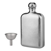 Botella De Bebida Portátil De Titanio 230ml Con Tapa De Sellado Y Funnel Ultra-Ligera Para Hombres Botella De Vino Y Whiskey - details 13
