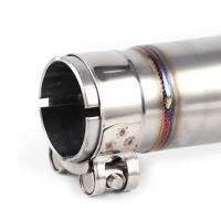 Sistema De Escape Muffler Completo Slip on Para HONDA NC700 NC750X NC750 NC700S 2012-2017 Tubo De Enlace Medio Para Motocicleta Material De Acero Inoxidable 304 - details 4