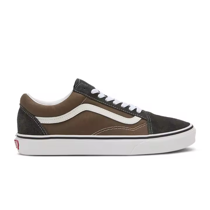 Zapatilla Marrón Y Negra Vans Old Skool - 1