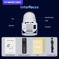 Proyector Portátil Magcubic Android 11 4K 1280*720P HY300 pro Con Dual Wifi 260ANSI 180° Flexible BT5.0 Cine Al Aire Libre - details 27