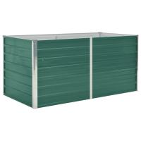 vidaXL Arriate de jardín de acero galvanizado verde dimensiones 320 x 80 x 77 cm,  320 x 80 x 45 cm,  160 x 40 x 77 cm y mas - details 4