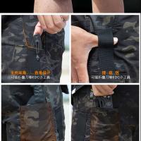 Pantalones Militar Verdes Para Hombres Estilo Safari Casual Shorts De Verano Multi Bolsillos Material COTON Y POLYESTER - details 12