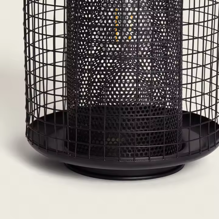 Ledkia Lámpara de Mesa Solar Exterior LED Junín Negro - 1