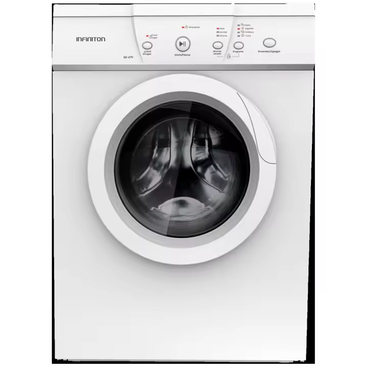 Infiniton SDC7 lavadora Carga frontal 7 kg Blanco - 1