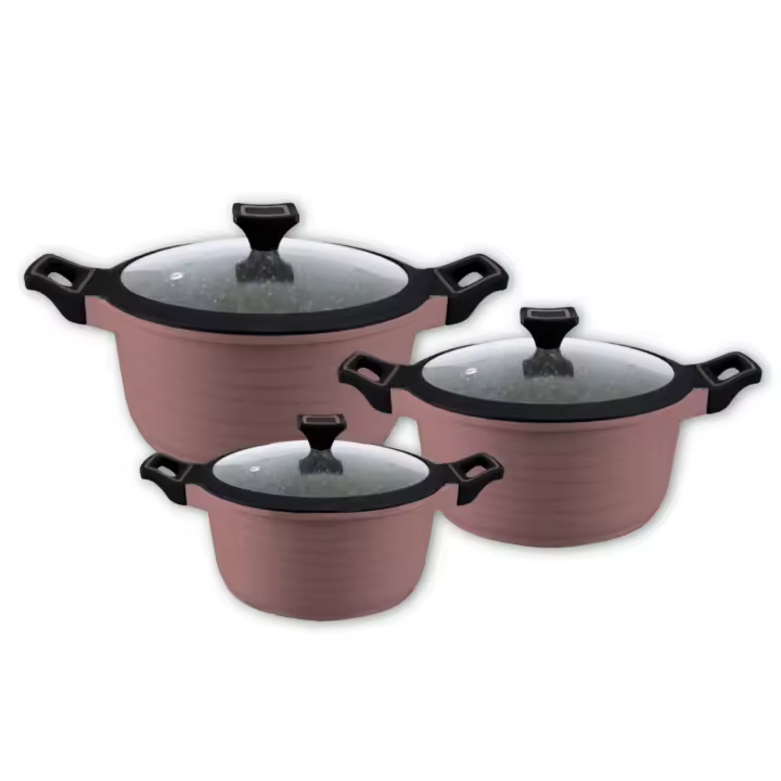 Cacerolas Elite Horizon Aluminio Forjado 20Ø-24Ø-28Ø Azul Gris Rosado - 1