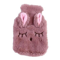 Botella De Agua Caliente Portátil En Forma De Conejo De Peluche Alivio Del Estrés Y Dolor Mano Calefacción Terapia Para Niñas Bolsillo Para Mano Y Pies - details 5