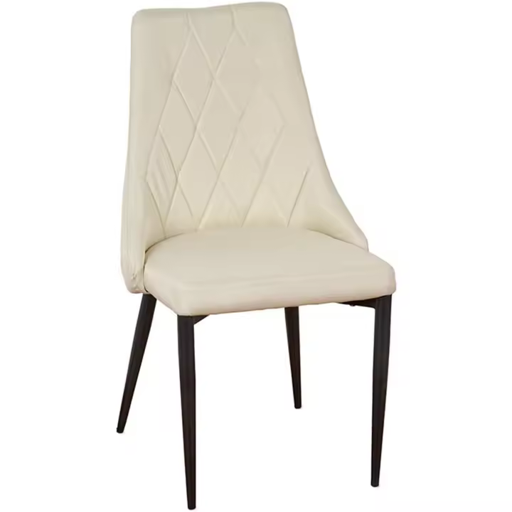 Conjunto de 4 Sillas Presume de Casa en Rombos Beige - 1