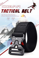 Cinturón Táctico Para Hombres Con Hebilla De Metal Para Caza Y Actividades Al Aire Libre Múltiples Funciones De Sobrevivencia Del Ejército Y Marines Correa De Lona Y Nylon - details 0