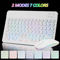 Teclado Inalámbrico Bluetooth Para iPad Air pro Mini 11/10/9 Pulgadas Compatible Con Xiaomi Samsung Huawei Tableta Con Ratón Incluido - details 7