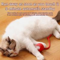 Juguete Interactivo Para Gatos Y Perros Bola Eléctrica Automática Recargable Imitación De Rata Entrenamiento Inteligente - details 12